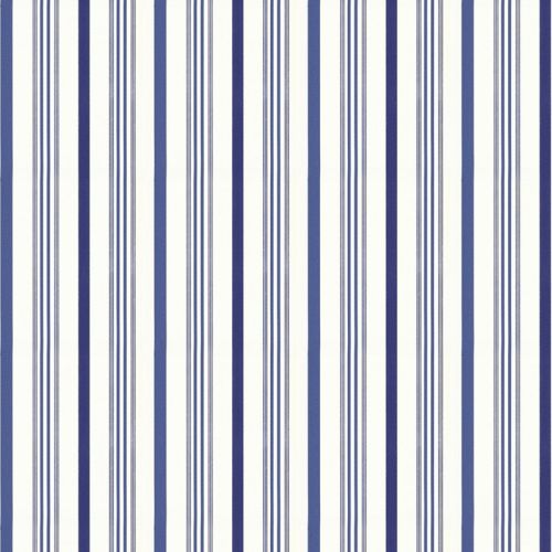 Tapeta SAVILLE STRIPE - INDIGO od Ralpha Laurena. Do kupienia w SQUARE SPACE www.squarespace.pl