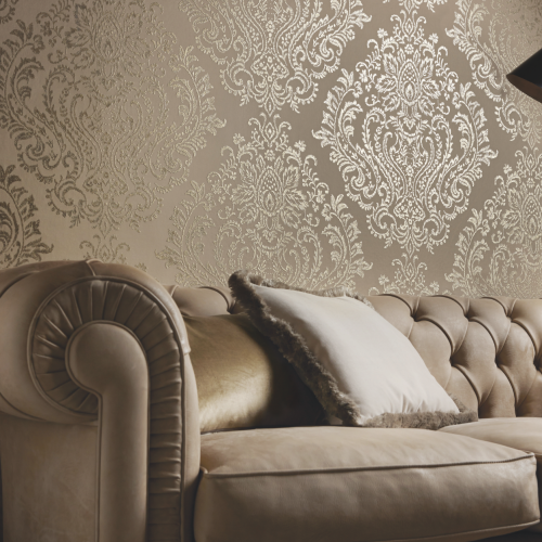 Tapety z jedwabiu, satyny i aksamitu