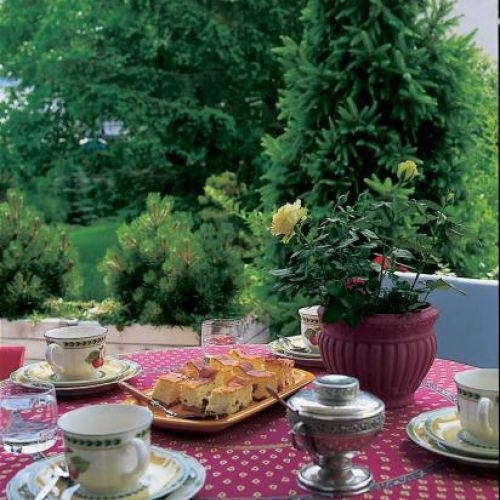 Taras stał się zacisznym zakątkiem, w którym właściciele uwielbiają spędzać czas.