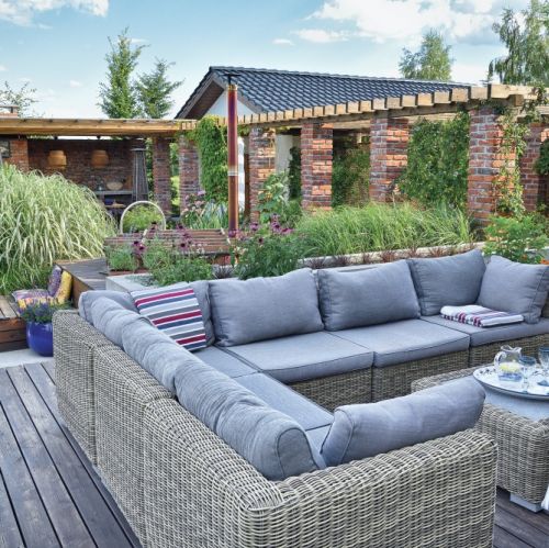 jak urządzić taras w ogrodzie