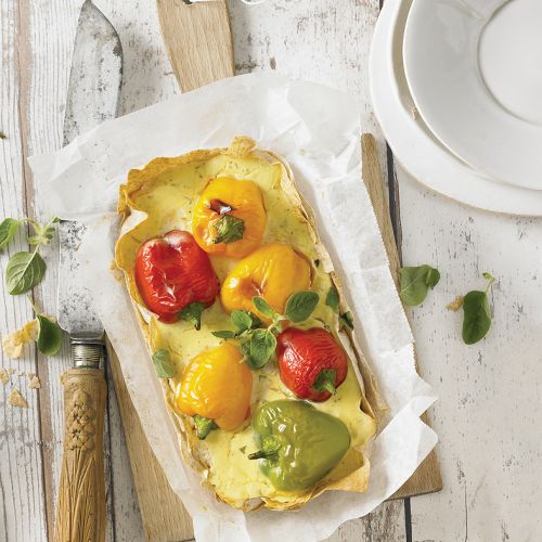 Tarta paprykowa. Nowalijki w stylu orientalnym