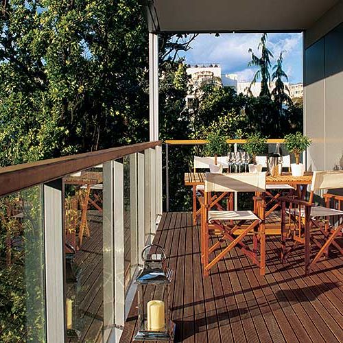 To idealne miejsce na śniadanie w słoneczny dzień.