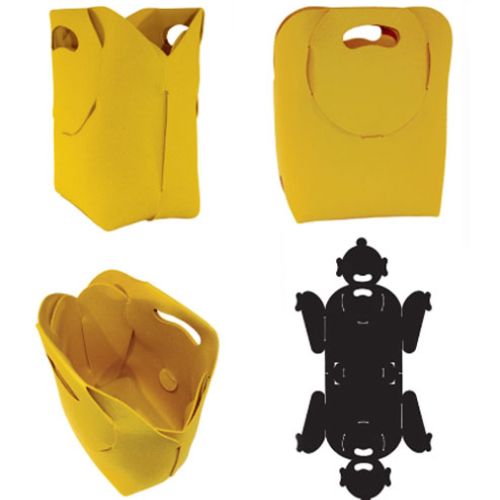 Torba Teady Bear wykonana z jednego kawałka wysokiej jakości filcu wełnianego. Projekt otrzymał nominację do