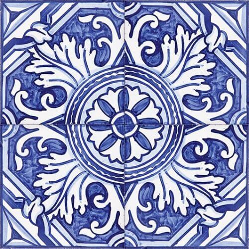 Tradycyjna płytka portugalska. EUROMKII