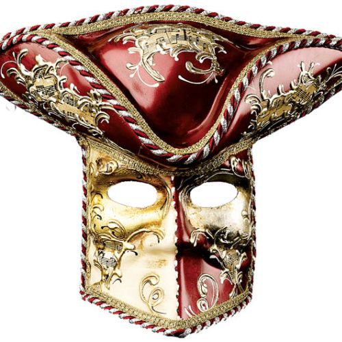 Tradycyjna wenecka bauta. Maski