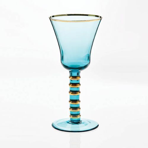 Turkusowy kieliszek do wina. ZARA HOME