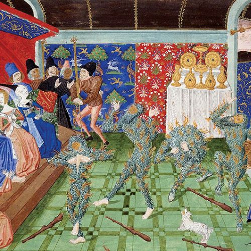 Tylko w masce kucharz mógł flirtować z królową, a hrabina z koniuszym.