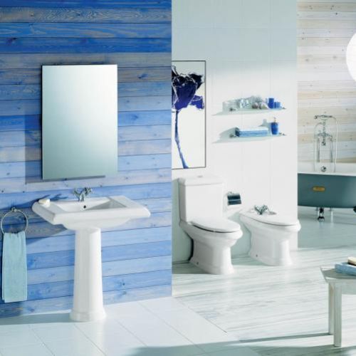 umywalka – 2102 zł, bidet – 1832 zł, plus bateria Verona. ROCA