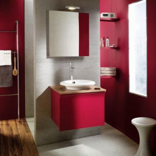 Umywalka Sequoia firmy KOHLER. Łazienka w kolorach tęczy