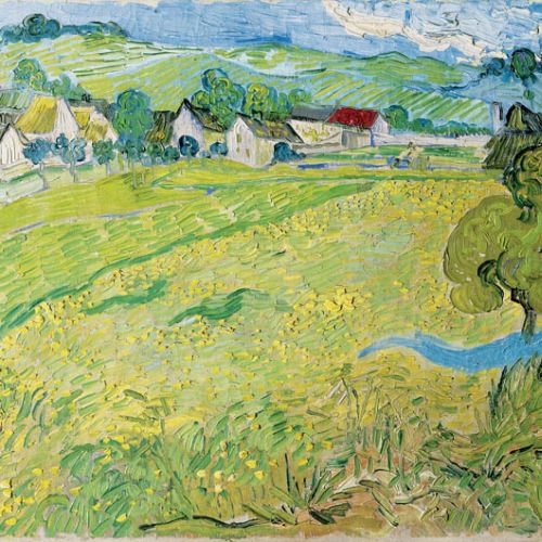 Vincent van Gogh, Les Vessenots en Auvers , Museo Thyssen-Bornemisza.