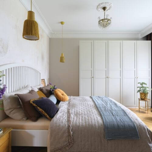 przytulne wnętrza 130-metrowego w domu