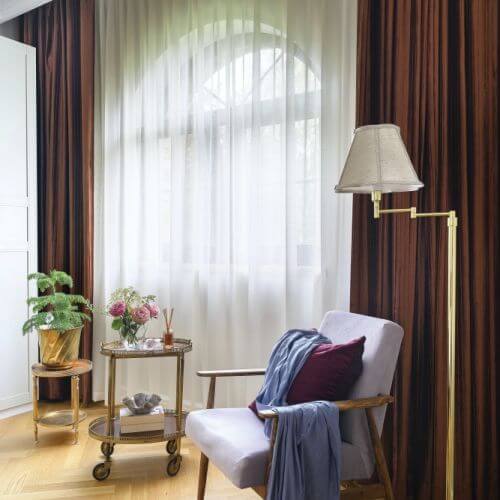 przytulne wnętrza 130-metrowego w domu