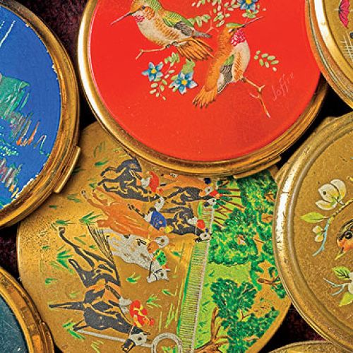 Vintage, Stratton. Opakowania kosmetyków