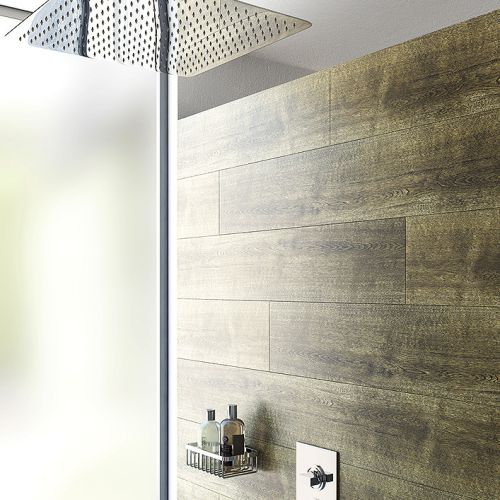 W duecie: bateria z serii Notion za 2095 zł i deszczownica Aquablade (50 x 50 cm) za 2295 zł, vado