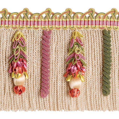 W jaki sposób wykończyć tkaninę? Wymyślną bordiurą z frędzlami albo koronkowym paskiem z zawieszkami czy