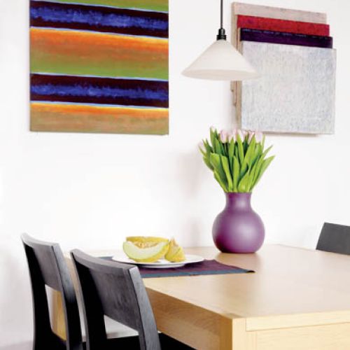 W mieszkaniu z widokiem na most Poniatowskiego powstała prywatna kolekcja Eli i Martina van Dijków.