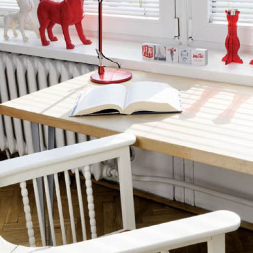 W mieszkaniu z widokiem na most Poniatowskiego powstała prywatna kolekcja Eli i Martina van Dijków.