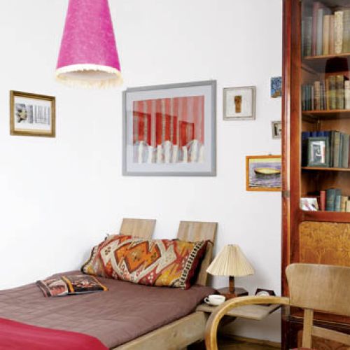 W mieszkaniu z widokiem na most Poniatowskiego powstała prywatna kolekcja Eli i Martina van Dijków.