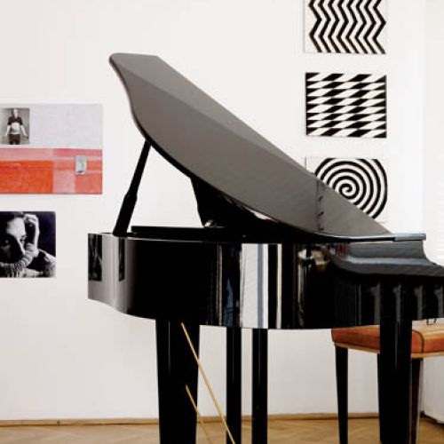 W mieszkaniu z widokiem na most Poniatowskiego powstała prywatna kolekcja Eli i Martina van Dijków.