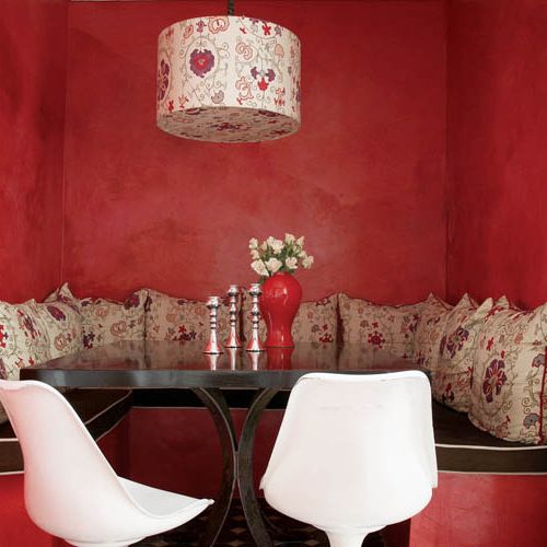 W tym domu wszędzie są geometryczne wzory.