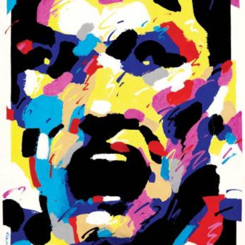 Waldemar Świerzy Projekt plakatu teatralnego , 1990 r., cw 2000 zł, DESA UNICUM