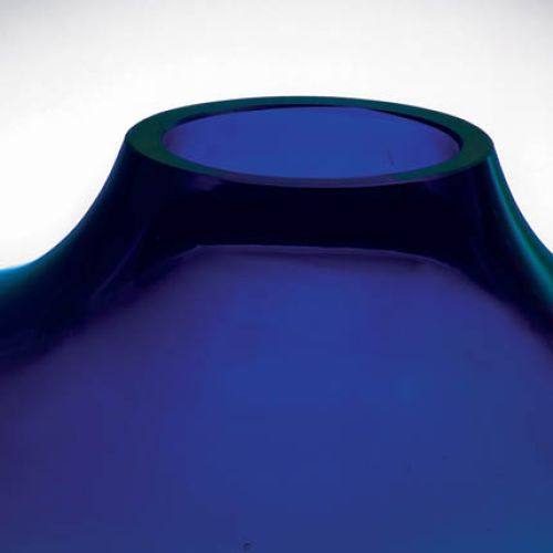 Wazon Kama , szkło sodowe cieniowane, projekt Zbigniew Horbowy, 1964 r.