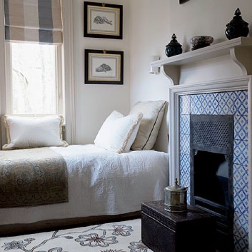 Wełniany kobierzec Egrits Blue. SIGNATURE PRINTS