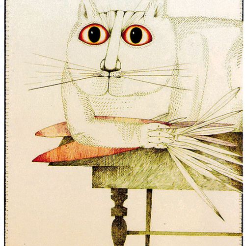 Satyra sprawdza się w salonach gospodarzy z poczuciem humoru. Na zdjęciu obraz Barbary Gawdzik-Brzozowskiej. Fot.