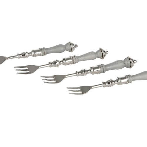 Widelczyk deserowy z drewnianą rączką, Lene Bjerre, 211 zł/4 szt., DECORATORE.PL