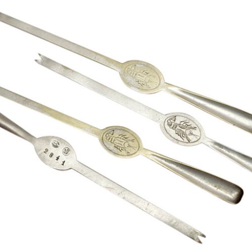 Widelczyki do raków, Norblin, XX w. Platery – srebro dla wszystkich