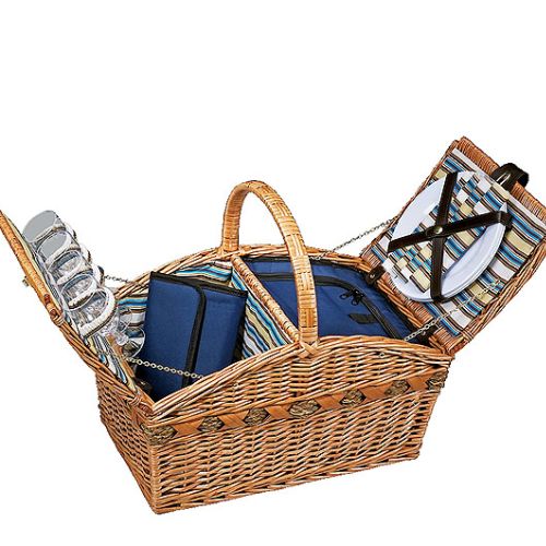 Wiklinowy kosz firmy Cilio, Verbania deluxe.