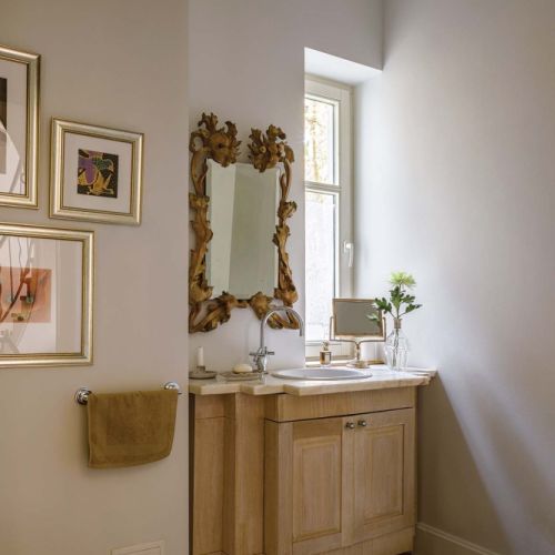 łazienka stylowej willi z duszą