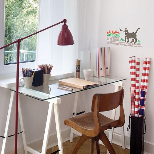 Wiosenny kot w pracowni. Inspirujący wiosenny kot