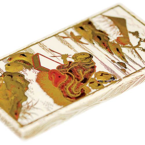 Wizytownik japoński w stylu hiramakie, z kolekcji Włodzimierza Hermana, fot. G. Kołodziej i J. Twardowski/JTFOTO.DK