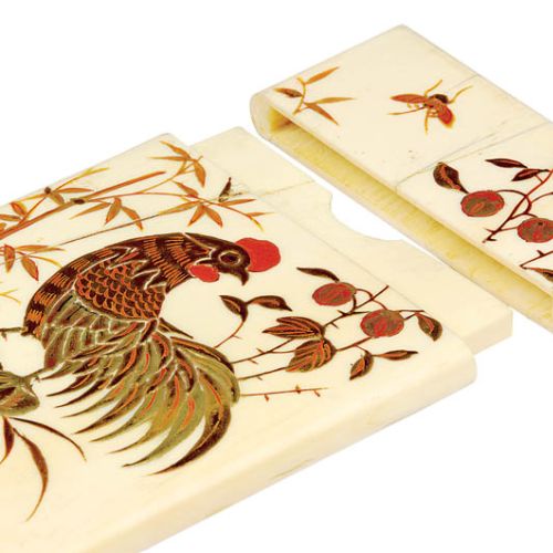 Wizytownik japoński w stylu hiramakie, z kolekcji Włodzimierza Hermana, fot. G. Kołodziej i J. Twardowski/JTFOTO.DK