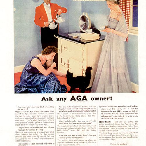 Właściciel kuchenki Aga, 1940 r. Serce domu