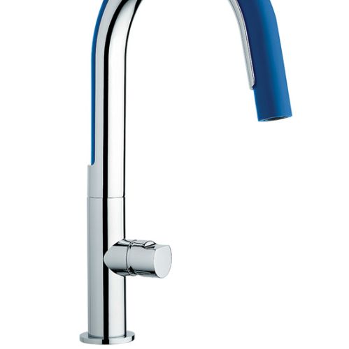 Włoskie baterie chromowane z wymiennymi kolorowymi wylewkami, MAMOLI