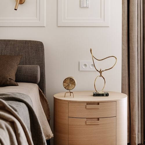 sypialnia w stylu art deco