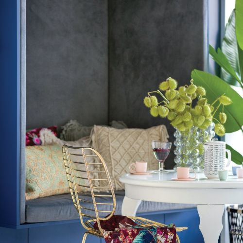 kolorowe wnętrza w domu typu kostka