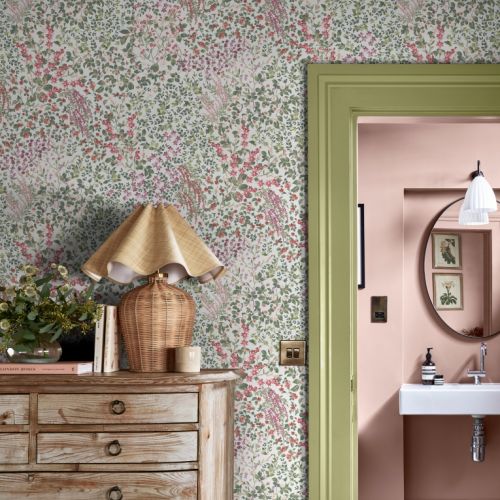 sypialnia w stylu granny chic