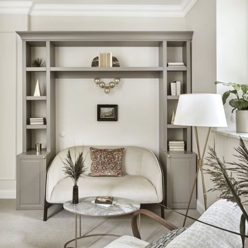 styl modern classic domowe biuro gabinet