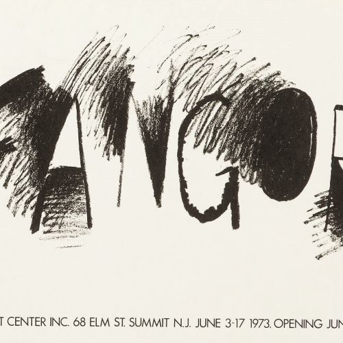 Plakat do wystawy w Summit Art Center w New Jersey, 1973 r.