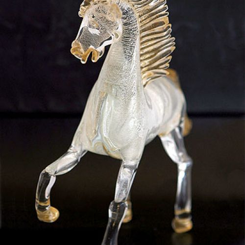 Współczesna rzeźba ze szkła z Murano, 2010 r.