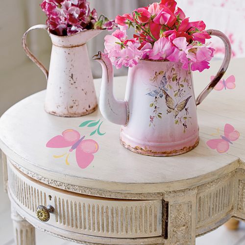 Wzór sprawdzi się w rustykalnych i prowansalskich wnętrzach.