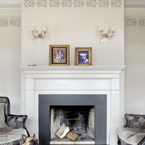 Wzorek na ścianie zmienia charakter wnętrza.