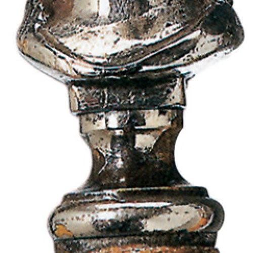 Z gałką – damską głową. Magiczny kijek