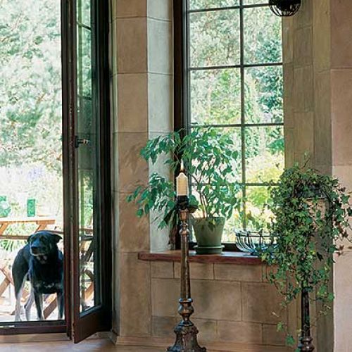 Z salonu możemy wyjść prosto na taras.