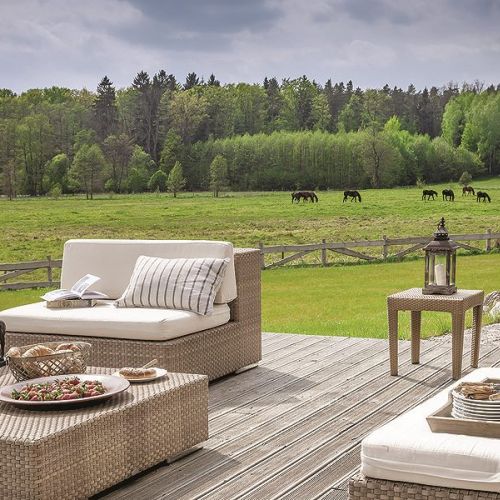 taras w stylu francuskim