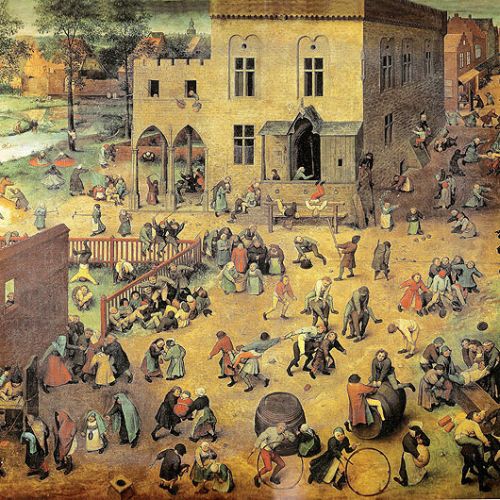 Zabawy dziecięce , 1560 r., Pieter Bruegel Starszy