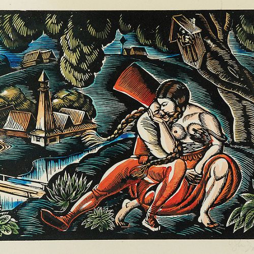 Zaloty , 1922 r., Rempex, 194. Aukcja Dzieł Sztuki i Antyków